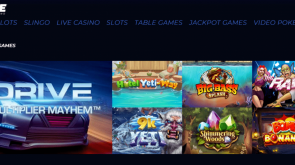 Race Casino home page