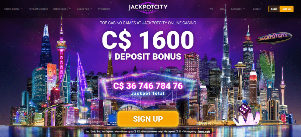 jackpotcity casino canada