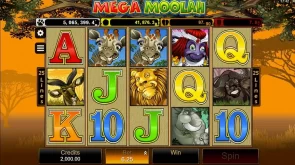 mega moolah slot at lucky days casino