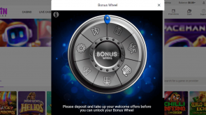 Spin Casino Bonus Wheel