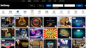 Betway casino table games