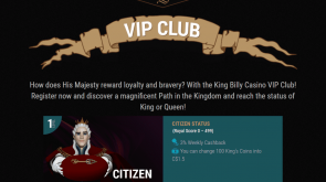 King Billy Casino Loyalty Program