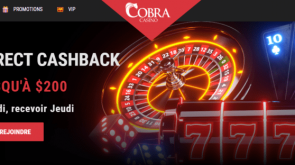 Cashback de Cobra Casino en Direct