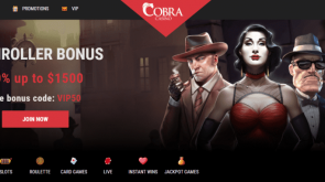 Cobra High Roller bonus