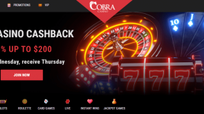 Cobra Live Casino Cashback