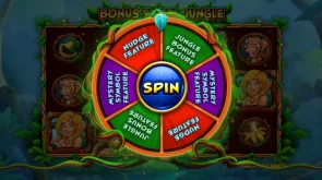 Bonus Wheel Jungle Slot bonus feature