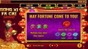 Gong Xi Fa Cai Grand slot rules