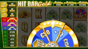 Hit Bar Gold slot Bonus wheel