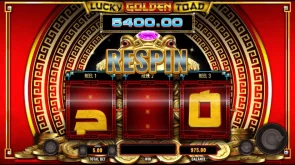 Lucky Golden Toad slot Respin