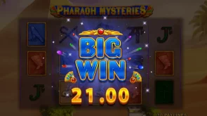 Pharaoh Mysteries Big win
